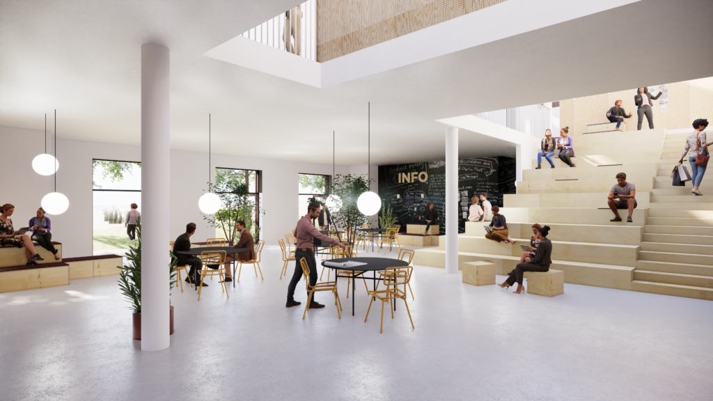 Christensen & Co. Arkitekter A/S - HF & VUC Nordsjælland, Helsingør kantine Commissioning CXweb